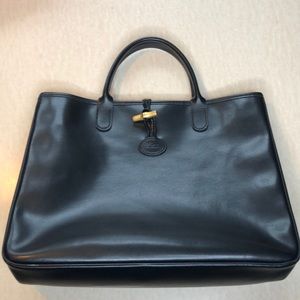 Longchamp Roseau Tote Leather Bag